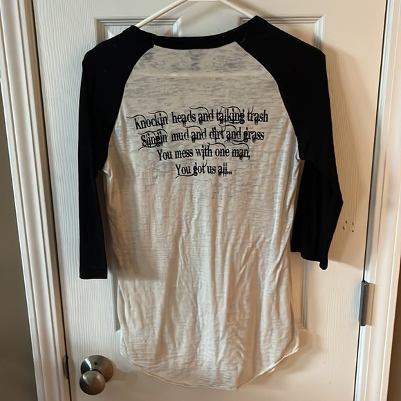 The Boys of Fall Football burnout women’s shirt XS clear diamond bling - Picture 4 of 4